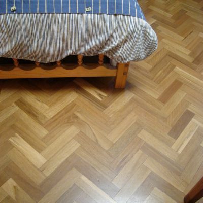 Block - Herringbone Tallowwood -crop off glare Oak Parquetry