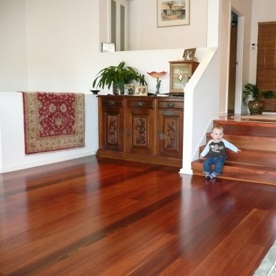 Solid Timber Sydney Blue Gum Floor & stairs Adelaide