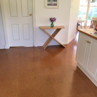 Traditional Cork Tiled Floor