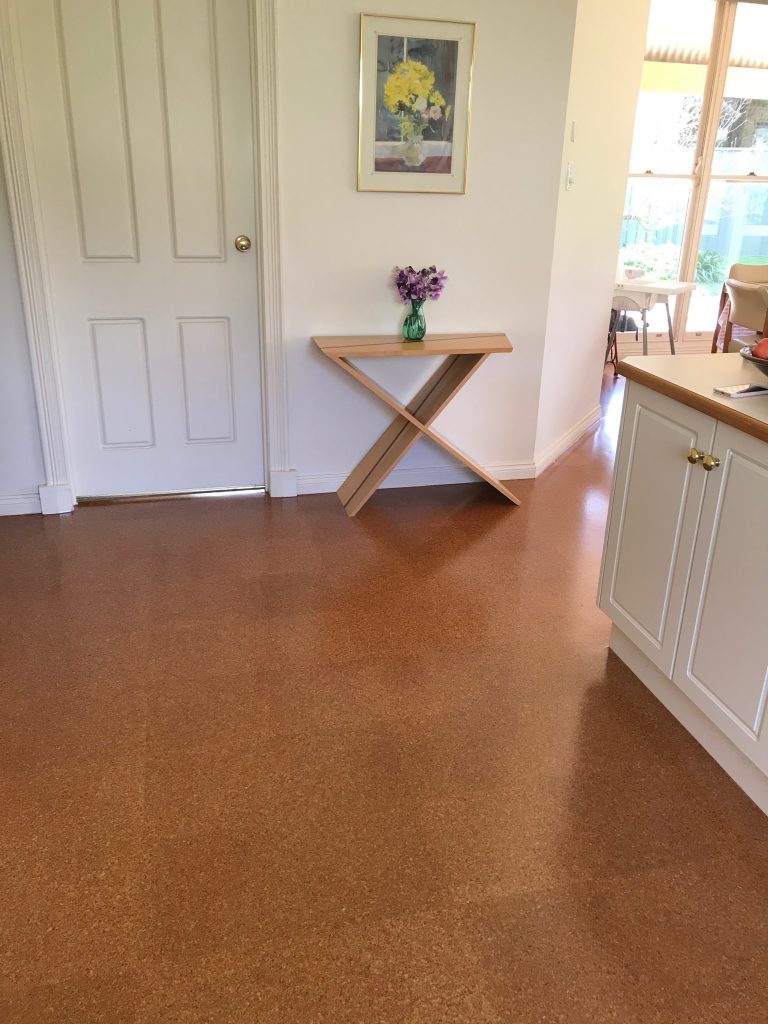 Traditional Cork Tiled Floor